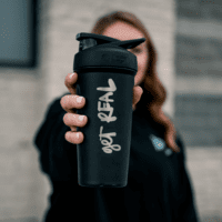 Get REAL Stainless Steel Insulated Shaker Bottle Get REAL Stainless Steel Insulated Shaker Bottle
