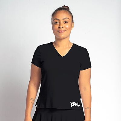 Short Sleeve V-Neck Top Short Sleeve V-Neck Top