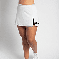 White Side Slit Skirt