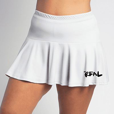 White Flounce Skirt
